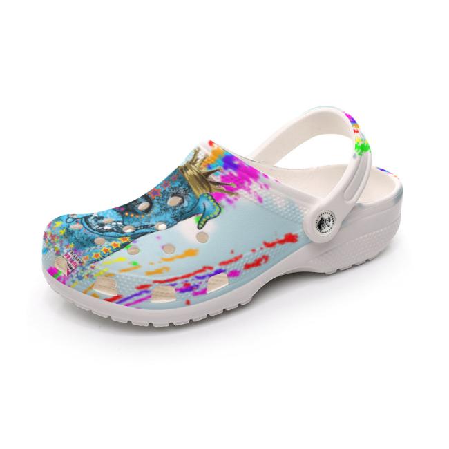 Clogs mit Hundemotiv Alec - Gartenschuhe, Gummischuhe, bunt, Unisex, Grösse 36-43, Mischling, Mix, Deutscher Schäferhund